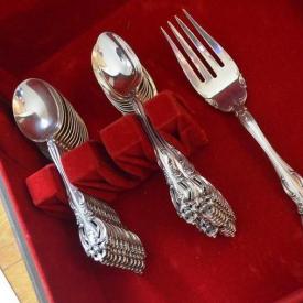 MaxSold Auction: Although many things have lost value over the years due to a flooding of the market, silver will always come in at top dollar! This Potomac Downsizing auction certainly saw that, with their Sterling Silver set selling for over $1,100